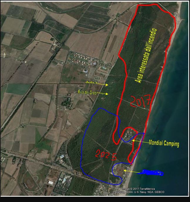mappa incendio